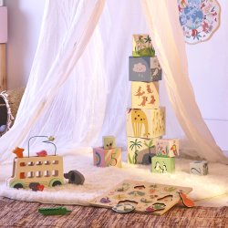 Vilac - Knoppuslespil 12 brk - Gr&#248;ntsager af Sarah Betz