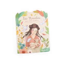 Moulin Roty - Malebog med 230 klisterm&#230;rker - Les Rosalies