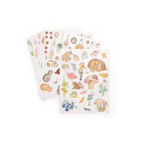 Moulin Roty - Malebog med 230 klistermærker - Les Rosalies