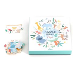 Vilac - Puslespil i tr&#230; 24 brk - Verden af Sarah Betz