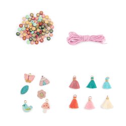 Moulin Roty - Smykkeperler i kuffert - Træ - Les Rosalies