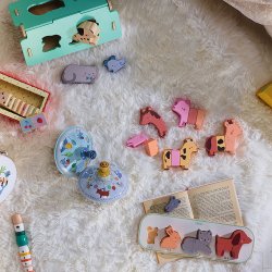 Vilac - Magnetiske dyr 12 dele