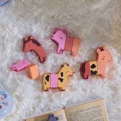 Vilac - Magnetiske dyr 12 dele