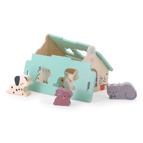 Vilac - Puttekasse - Lille gård med dyrefigurer