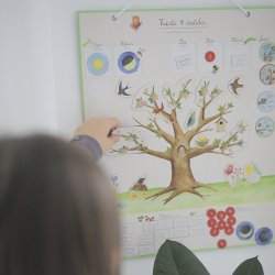 Moulin Roty - Magnetisk evighedskalender - &#229;rstiderne