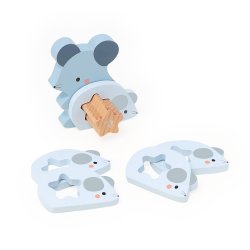 Vilac - Pusleklodser 20 dele - Dyreunger