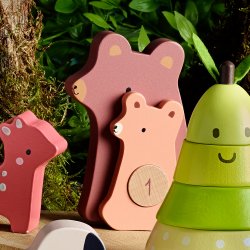 Vilac - Pusleklodser 20 dele - Dyreunger