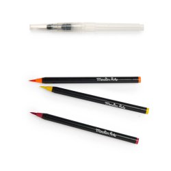 Moulin Roty - Akvarel penseltusser 12 stk - Le Jardin du Moulin