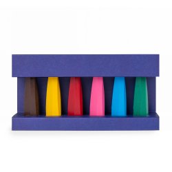 Moulin Roty - Farvekridt 6 stk - Aujourd&#39;hui c&#39;est mercredi