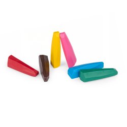 Moulin Roty - Farvekridt 6 stk - Aujourd&#39;hui c&#39;est mercredi