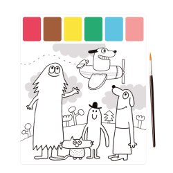 Moulin Roty - Magiske maleark - Les Schmouks