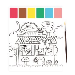 Moulin Roty - Magiske maleark - Les Schmouks