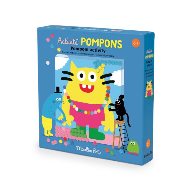 Moulin Roty - Aktivitetssæt - Pompon billede - Les Schmouks