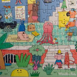 Moulin Roty - Puslespil 500 brk - Home of the Schmouks - Les Schmouks