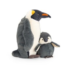 Moulin Roty - Tøjdyr - Baby pingvin 18 cm - Tout autour du monde