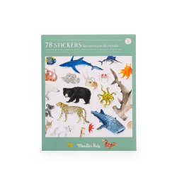 Moulin Roty -  Klisterm&#230;rker 78 stk - Tout autour du monde