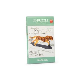 Moulin Roty - 3D puslespil - Gepard - Tout autour du monde