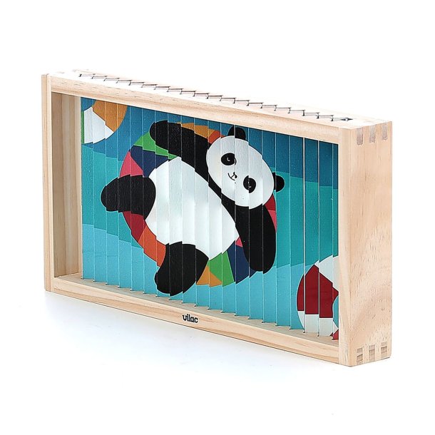 Vilac - Agamografisk puslespil 20 brk - Dyr