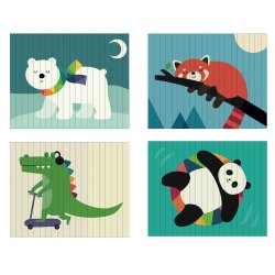 Vilac - Agamografisk puslespil 20 brk - Dyr