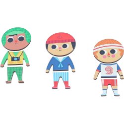 Vilac - Puslespil 6x3 brk - Jules af Ingela P Arrhenius