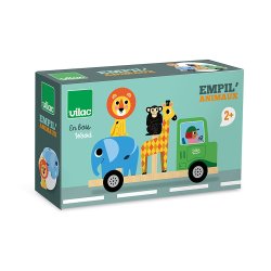 Vilac - Traktor med anh&#230;nger og stabledyr