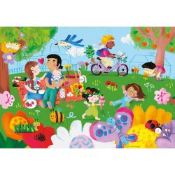 Vilac - Puslespilbog 52 brk - De 4 årstider