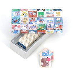 Vilac - Huskespil - Sjove dyr af Michelle Carlslund