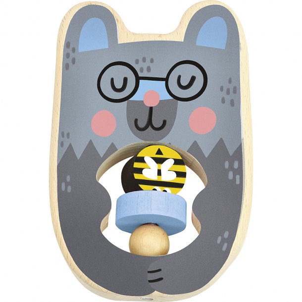 Vilac - Michelle Carlslund rangle i tr&#230; - Bj&#248;rn