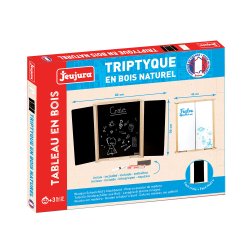 Jeujura - Skrivetavle til v&#230;g 82 cm - Trefoldet natur