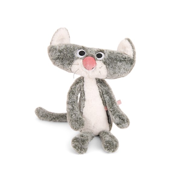 Moulin Roty - T&#248;jdyr - Flat Cat Chaplapla 37 cm - L&#39;&#201;cole des Loisirs
