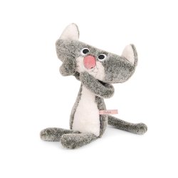 Moulin Roty - T&#248;jdyr - Flat Cat Chaplapla 37 cm - L&#39;&#201;cole des Loisirs
