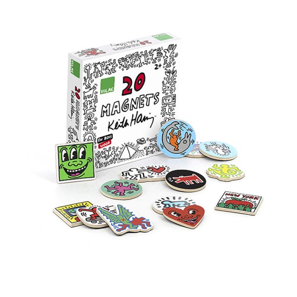 Vilac - Magneter - 20 stk af Keith Haring