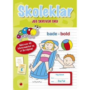 Bolden - Skoleklar - Jeg skriver ord