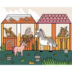 Auzou - Mal med vand - P&#229; landet