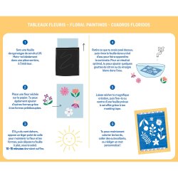 Auzou - Lystryk (cyanotypi) - Blomster