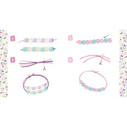 Auzou - Jewellery Factory - Peace &amp; Love armb&#229;nd