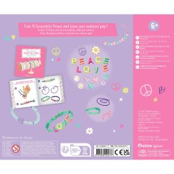Auzou - Jewellery Factory - Peace &amp; Love armb&#229;nd