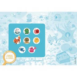 Auzou - Puslespil 24 brk - S&#248;g &amp; find - Farver