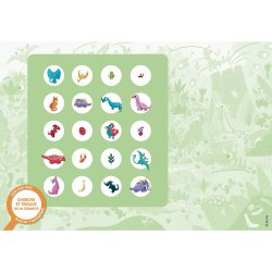 Auzou - Puslespil 54 brk - S&#248;g &amp; find - Dinosaurer