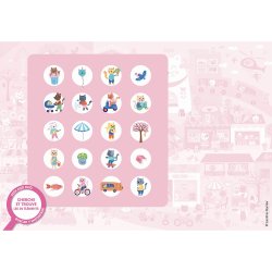 Auzou - Puslespil 54 brk - S&#248;g &amp; find - Kawaii