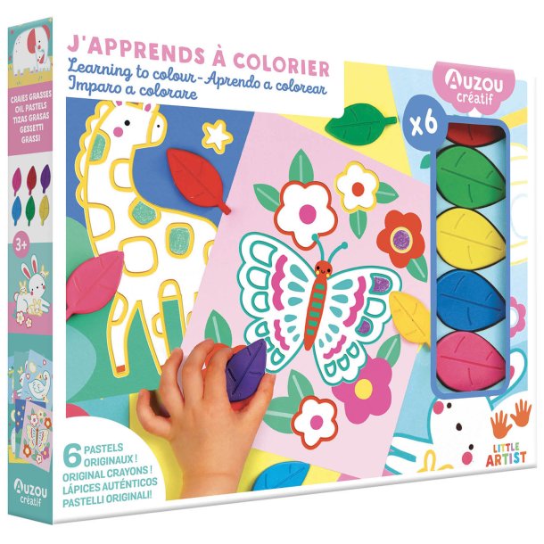 Auzou - Kreasæt - Lær at farve