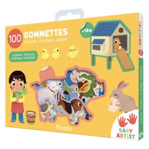 Auzou - Mine første klistermærker - Bondegården