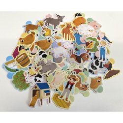 Auzou - Mine første klistermærker - Bondegården