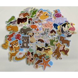 Auzou - Mine første klistermærker - Dyreunger