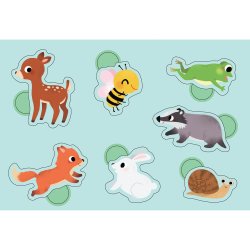 Auzou - Mine første klistermærker - Dyreunger