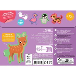 Auzou - Mine første klistermærker - Dyreunger