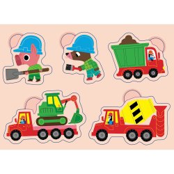 Auzou - Mine første klistermærker - Byggeplads