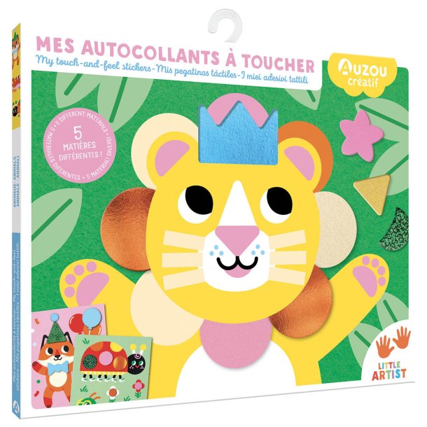 Auzou - Aktivitetssæt - Sanseklistermærker