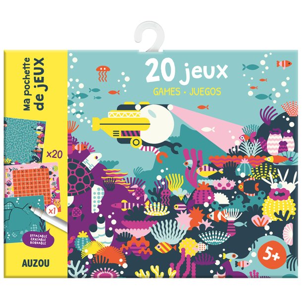 Auzou - Aktivitetskort - 20 opgaver - Have