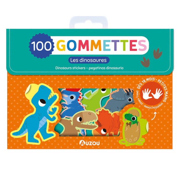 Auzou - Mine f&#248;rste klisterm&#230;rker - Dinosaurer